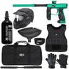 Action Village Empire Axe 2.0 Level 2 Protector Paintball Gun Package Kit (Dust Spearmint/Dust Black, Glove Size: Large/X-Large)
