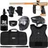 Action Village Empire Axe 2.0 Protector Level 3 Paintball Gun Package Kit (Dust Tan/Dust Orange, Glove Size: Small/Medium)