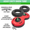 GoSports Heavy-Duty 2 Person Winter Snow Tube with Premium Canvas Cover - Red view 2