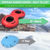 GoSports Heavy-Duty 2 Person Winter Snow Tube with Premium Canvas Cover - Red view 4