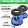 GoSports Heavy Duty 2 Person Winter Snow Tube with Premium Canvas Cover - America, Blue, Red or Retro view 2