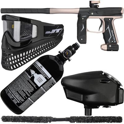 Action Village Empire Axe 2.0 Super Paintball Gun Package Kit (Dust Black/Dust Copper)