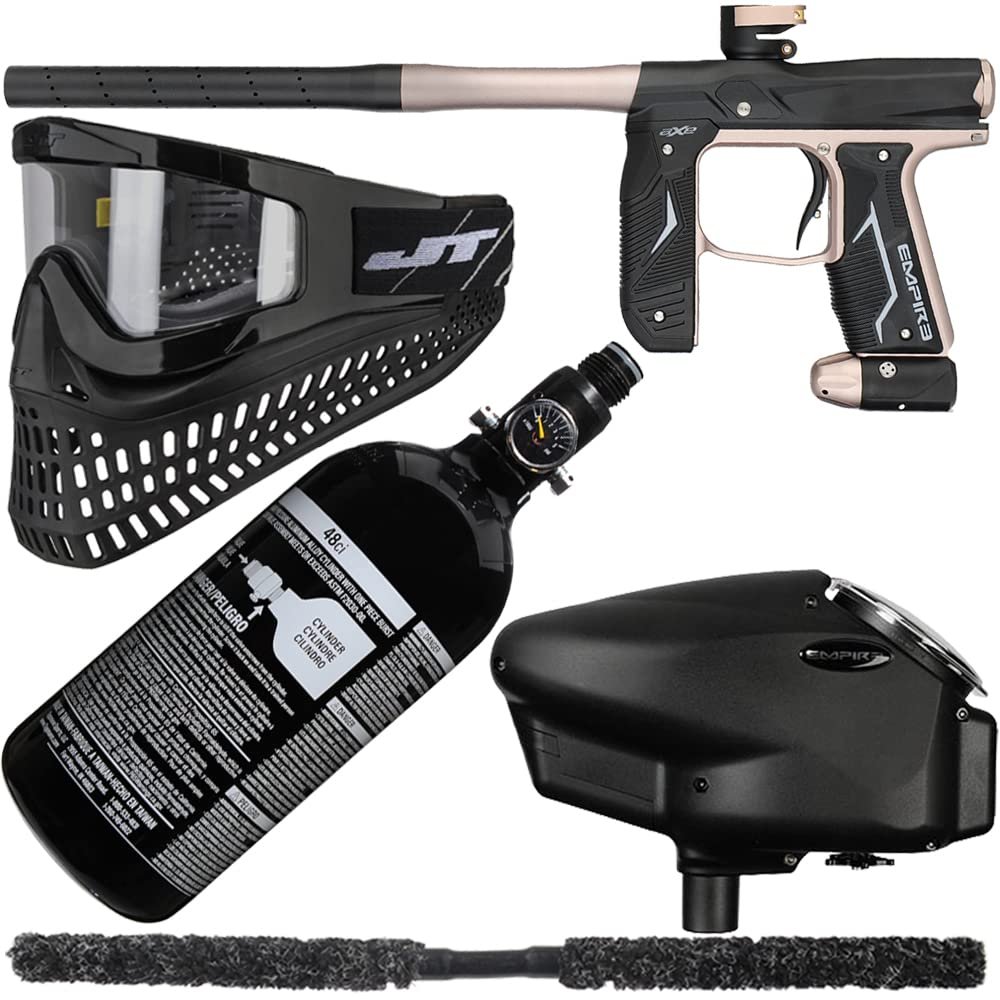 Action Village Empire Axe 2.0 Super Paintball Gun Package Kit (Dust Black/Dust Copper)