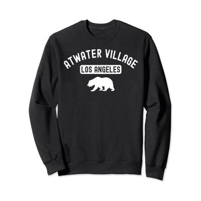 Atwater Village Los Angeles Street Sign Glendale California Sweatshirt
