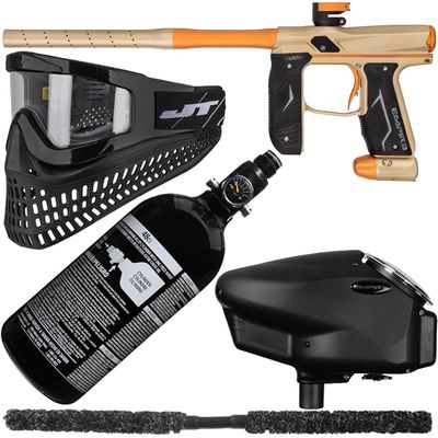 Action Village Empire Axe 2.0 Super Paintball Gun Package Kit (Dust Tan/Dust Orange)