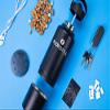 Flobottle, Stainless Steel Water Bottle with Straw, 28 Oz Insulated Water Bottle With Storage, Leak Proof Water Bottle, BPA-Free Water Bottle with Storage Compartment (Jetoro Black) view 2