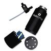 Flobottle, Stainless Steel Water Bottle with Straw, 28 Oz Insulated Water Bottle With Storage, Leak Proof Water Bottle, BPA-Free Water Bottle with Storage Compartment (Jetoro Black) view 3