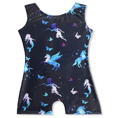 HOZIY Toddler Leotard Gymnastics Baby Girls Kids 12-18 18-24 Months 1t 2t Unicorn Mermaid Fairy Butterfly Sparkle Outfits Bodysuits Biketard