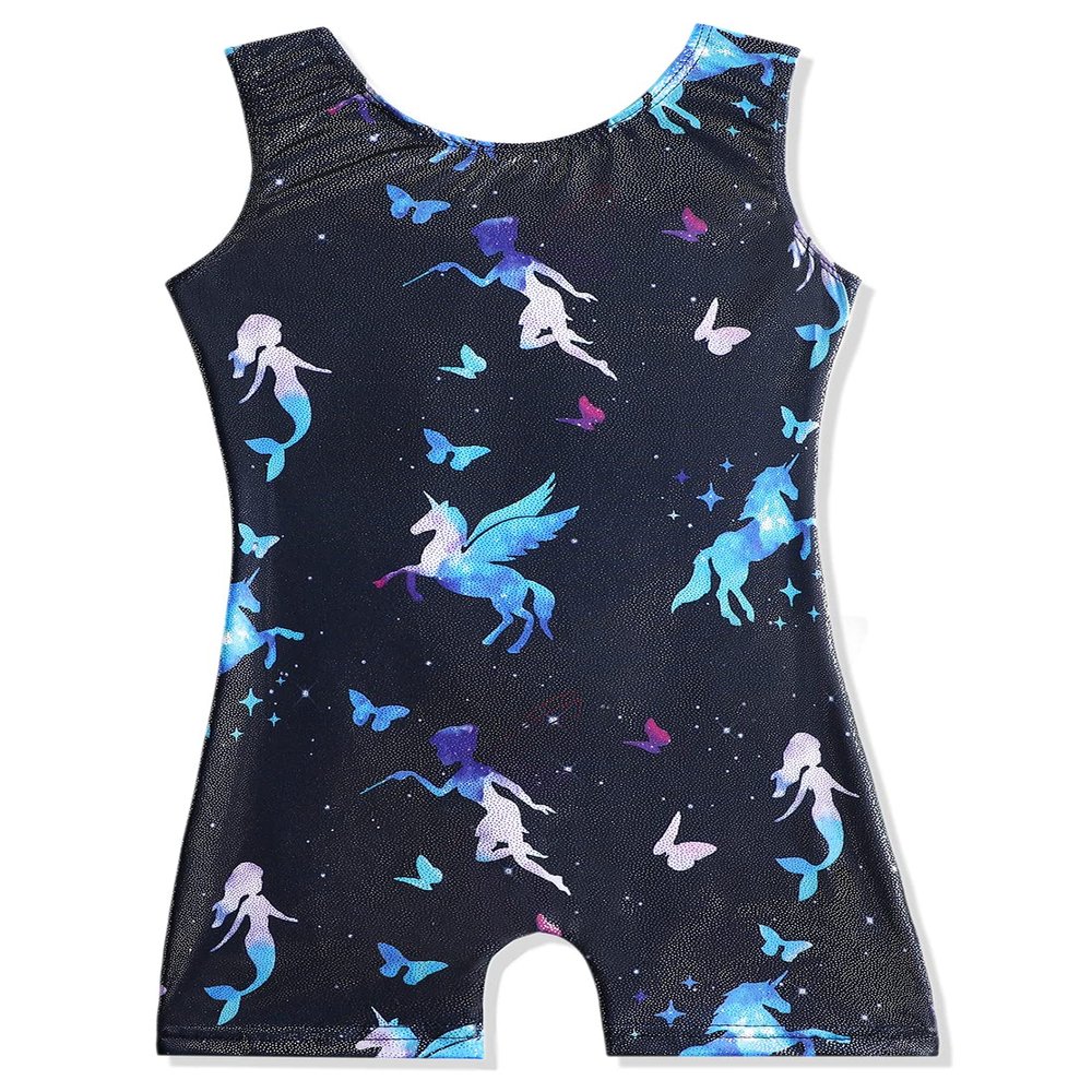 HOZIY Toddler Leotard Gymnastics Baby Girls Kids 12-18 18-24 Months 1t 2t Unicorn Mermaid Fairy Butterfly Sparkle Outfits Bodysuits Biketard