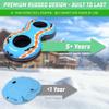GoSports Heavy Duty 2 Person Winter Snow Tube with Premium Canvas Cover - America, Blue, Red or Retro view 4