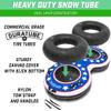 GoSports Heavy Duty 2 Person Winter Snow Tube with Premium Canvas Cover - America, Blue, Red or Retro view 2
