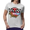 NASCAR Checkered Racing Flag Men's and Women's Short Sleeve T-Shirt (White, XX-Large) view 4