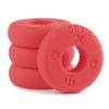 Orbis Bat Grip Choke Up Rings with Baseball Icons, 4 Pack, Bat Knob Stacker for Youth Baseball, Softball and Tee Ball, Improve Grip and Reduce Sting