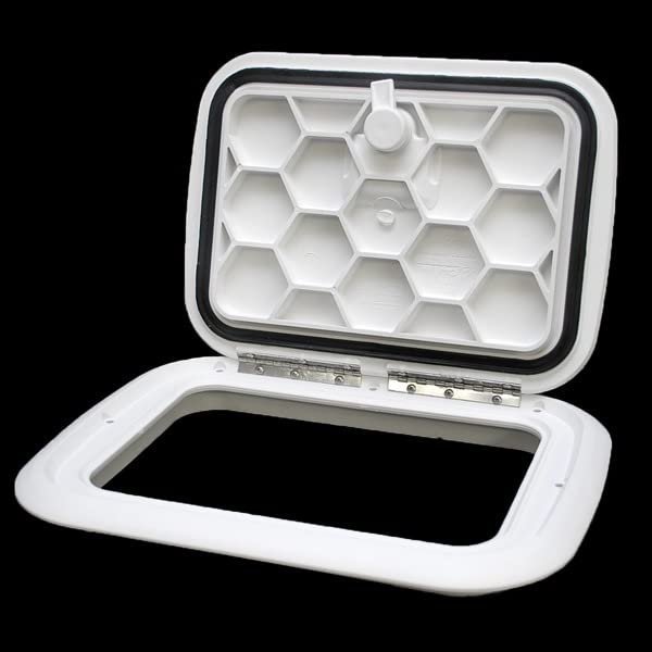 Jim Black Boat Deck Hatch 581-912-05 | 9 X 12 Inch Polar White