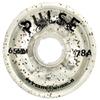 ATOM WHEELS - Outdoor Quad Roller Wheels 78A - Pulse - 65x37 Clear Glitter - 4pk view 1