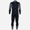 Aqualung Men's AquaFlex Dive Wetsuit - Flexible 4-Way Stretch Neoprene Full Suit w/Powertex Knee Protection for Scuba Diving, Black, Medium/Large, 7mm view 2