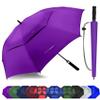 Baraida Golf Umbrella Large 62/68/72 Inch, Extra Large Oversize Double Canopy Vented Windproof Waterproof Umbrella, Automatic Open Golf Umbrella for Men and Women and Family.(62 Inch,Purple) view 1
