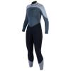 Aqualung Women's Aquaflex Dive Wetsuit - 4-Way Stretch Neoprene Full Suit w/Semi-Dry Back Zipper & Powertex Knee Protection, Black/Dark Gray, X-Large, 5mm view 1