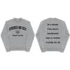 Lizzo Unisex-Adult Plus Size Exclusive Stressed & Sexy Crewneck Sweatshirt, Athletic Heather, 4X-Large view 1