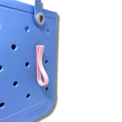 BOGLETS - Bogg Bag Hook HOLDER Charm Accessory - Secure & Organize Your Valuables in your Bogg Bag - Multiple Color Options! (Pink)