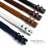 24/29 Genuine Full-Grain Cowhide Leather Dress Belt Strap with Snaps, Fits 1"(25mm) Wdie Buckle (Alligator Tan, 48) view 3