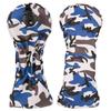 Golf Builder 4pcs/Set Blue Camouflage Golf Club Driver Fairway Wood Hybrid Head Covers Camou 1 3 5 UT Covers view 3