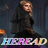 HEREAD Black Bride Wedding Veil Short 2 Tiers Waist Length Bridal Tulle Halloween Veil Hair Accessories with Comb and Ribbon Edge view 2