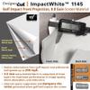Elite Screens Designer Cut, 10'x10' ImpactWhite DIY Raw Projector Screen Material for Golf/Multi-Sport Simulation, Folded Packing RM-10X10-IPW1145 view 4