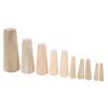 Tomotato Tapered Soft Wood Plugs, Premium Marine Cork Drain Plugs for Emergency Leak Fixing, Quick-Expanding Water-Absorbent Cork Stoppers for Boat Yacht Hull Repairs, Different Sizes Kit view 1