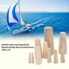 Tomotato Tapered Soft Wood Plugs, Premium Marine Cork Drain Plugs for Emergency Leak Fixing, Quick-Expanding Water-Absorbent Cork Stoppers for Boat Yacht Hull Repairs, Different Sizes Kit view 2
