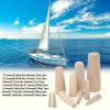 Tomotato Tapered Soft Wood Plugs, Premium Marine Cork Drain Plugs for Emergency Leak Fixing, Quick-Expanding Water-Absorbent Cork Stoppers for Boat Yacht Hull Repairs, Different Sizes Kit view 3