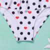 AnFeng Girls Bikinis Toddler Dot Beachwear Baby Kids Polka Swimwear Bikini Girls Two Piece Swimsuit Girls Swimwear (White, 3-4 Years) view 3