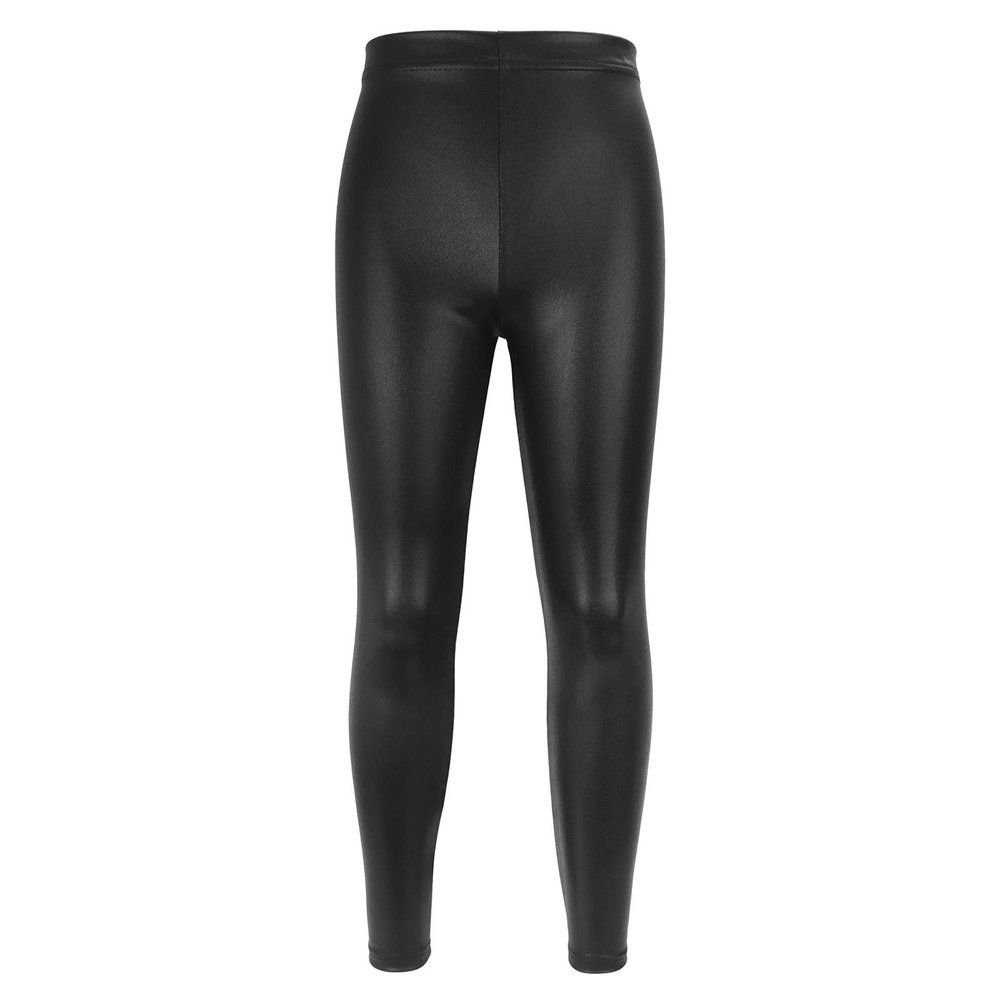 Toddler Girls Dance Bike Short Breathable Playgrounds Gymnastics Glitter Ballet Pants Cute Girl Pants (Black, 3-4 Years)
