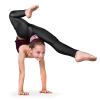 Toddler Girls Dance Bike Short Breathable Playgrounds Gymnastics Glitter Ballet Pants Cute Girl Pants (Black, 3-4 Years) view 2