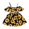 Baby Dress Baby Girls Dresses Infant Dresses Toddler Dress Toddler Baby Dress | Sundress Summer | Outfits (Black, 18-24 Months) view 1