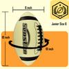 Senston Glow in The Dark Football Size 6 - Junior/Youth Glow Leather Football view 2