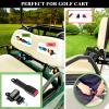 AIWEILUCK 2 Passenger Golf Cart Retractable 42" Seat Belts with Belt Bracket Kit for Yamaha Club Car DS Precedent EZGO TXT RXV view 3
