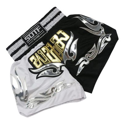 Boxing Shorts for Women Training MMA Shorts for Men BJJ Muay Thai Shorts Men Fight (TQ7, XL Waist 28.4")