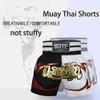 Boxing Shorts for Women Training MMA Shorts for Men BJJ Muay Thai Shorts Men Fight (TQ9, S Waist 22.8") view 3
