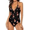 Bikini Watermelon Dress Bathing Suit Women's Swimwear One-Piece Swimsuit Tummy Control Swimsuits XL view 2