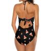 Bikini Watermelon Dress Bathing Suit Women's Swimwear One-Piece Swimsuit Tummy Control Swimsuits XL view 4
