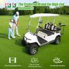 10L0L Golf Cart Front Rear Seat Covers for Yamaha G2 G8 G9 G11 G14 G16 G19 G22, Club Car DS pre-2000, Tomberlin Emerge, Made w/ 3D Air Mesh Polyester Fabric Breathable Washable -Black view 2