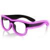 Ainiv Wireless Light Up Glasses 3 Flash Modes LED Luminous Glasses Neon Party Glasses Rave Glasses Glow in the Dark for Parties, DJ, EDM, 80s, Halloween, Christmas, Festival, Carnival, Birthday view 1