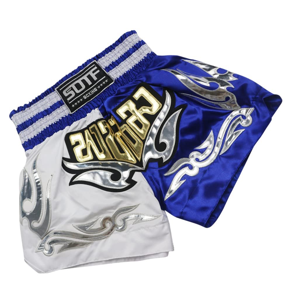 Boxing Shorts for Women Training MMA Shorts for Men BJJ Muay Thai Shorts Men Fight (TQ6, L Waist 26.8")