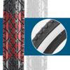 Bike Tire, 26"x 2.125" Folding Beach Cruiser Replacement Bicycle Tire (Pair White Sidewall) view 3