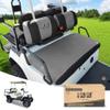 10L0L Golf Cart Front Rear Seat Covers for Yamaha G2 G8 G9 G11 G14 G16 G19 G22, Club Car DS pre-2000, Tomberlin Emerge, Made w/ 3D Air Mesh Polyester Fabric Breathable Washable -Grey view 1