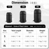 JEELAD Compression Sack Nylon Ultralight Sleeping Bag Compression Stuff Sack Space Saving Gear for Camping Hiking Backpacking Traveling (Black, Small) view 2