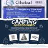 Medical Sales Supply Emergency Mylar Thermal Blankets - 2 Pack | Survival Space Fire Blankets for Outdoor Adventures, Marathons, First Aid | Waterproof & Windproof | Ideal for Camping & Hiking view 2