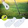 ACCTOLF Golf Glove Holder, 2PCS Durable Golf Gloves Stretcher with Hook for Golf Bag Accessories, Holder Hanger Keeper Dryer Shaper Tool for Golfer Gloves Maintenance view 2