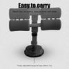 CeFurisy Nordic Hamstring Strap, Portable Exercise Equipment with Suction Cup Adjustable Doorway Sit Up Soft Padded Handles Partner for Spanish Squats, Sit-Up view 4